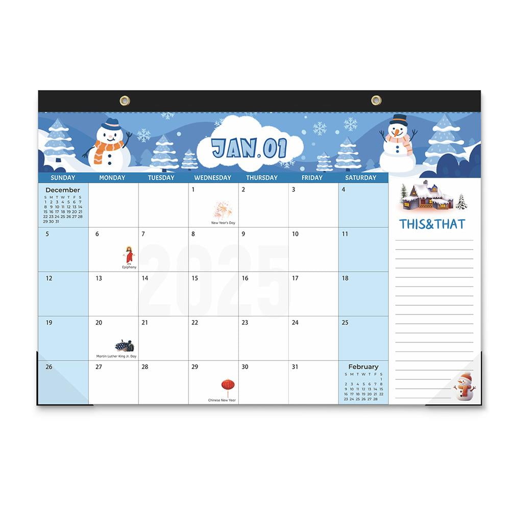 20242025 Large Wall Calendar，Dry Erase Calendar For Wall Refrigerator