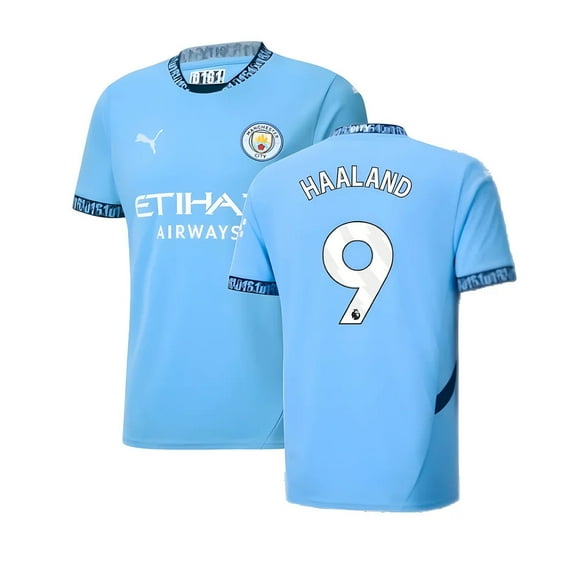 2024-2025 Man City Home Shirt (Haaland 9)