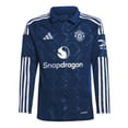 thumbnail image 1 of 2024-2025 Man Utd Long Sleeve Away Shirt (Kids), 1 of 3