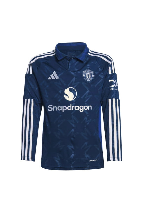 2024-2025 Man Utd Long Sleeve Away Shirt (Kids)