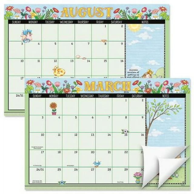 20242025 Mary Engelbreit® Desk Calendar Pad, 11Inch x 161/4Inch