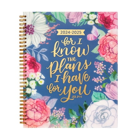 2024-2025 Mintgreen Monthly/Weekly Large Planner Scripture
