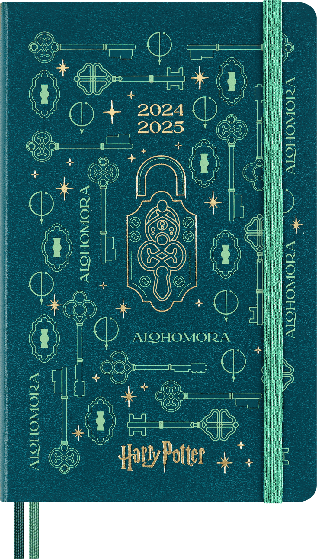 2024-2025 Moleskine Limited Edition Harry Potter Alohomora 5" x 8.25" Academic & Calendar Weekly