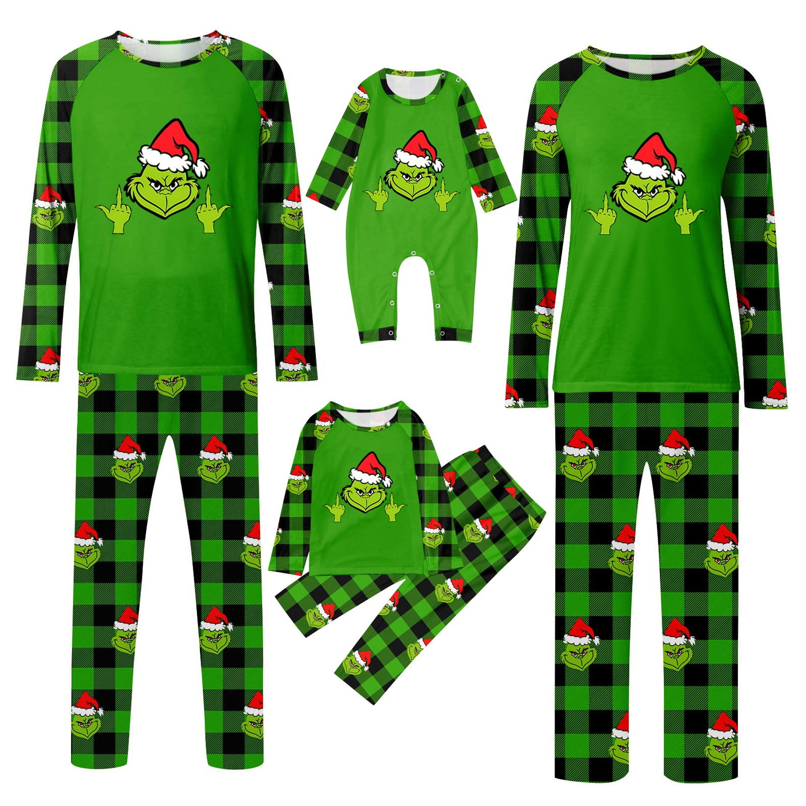 20242025 New Year New Pajamas Matching Family Christmas Pajamas Set