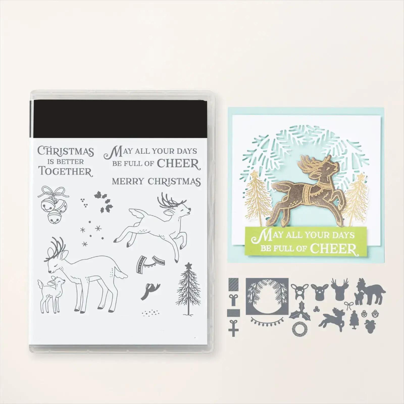 20242025 Newest Stamps and Dies for Card Making,Christmas Stamps and