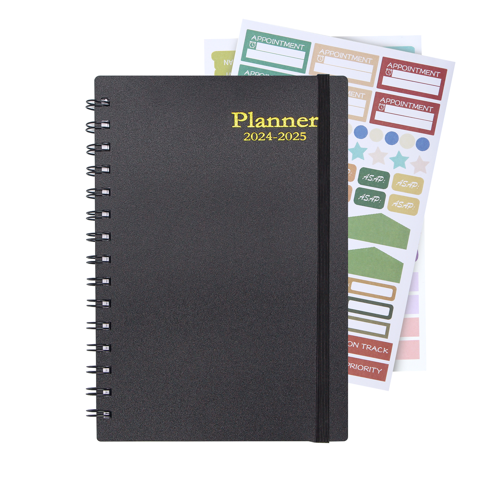 Meitianfacai Planner 2024 Academic Planner 2024, JAN 2024 DEC 2024