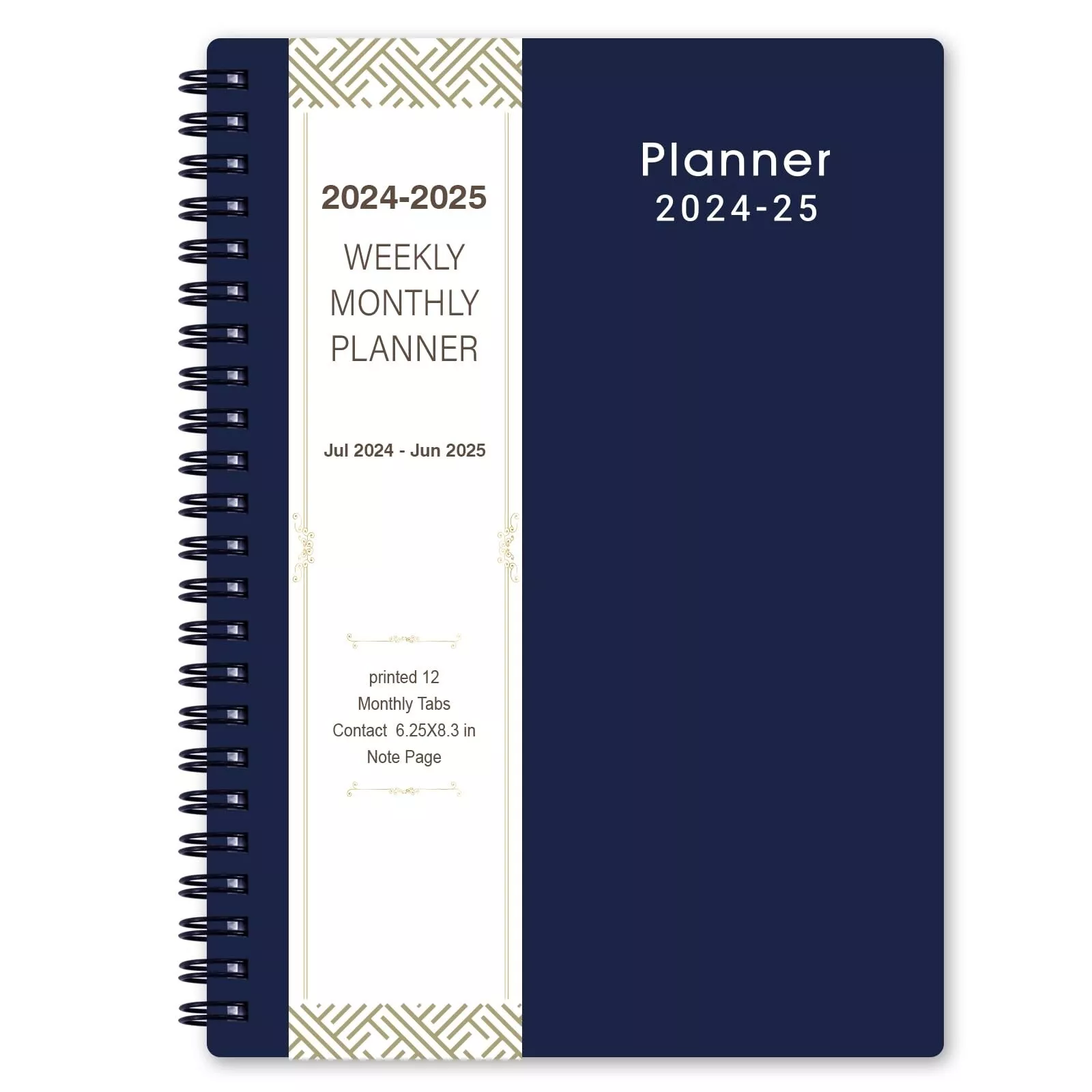 2024-2025 Planner - Planner 2024-2025 With Weekly & Monthly Spreads, Jul 2024...