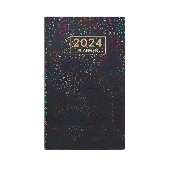 2024-2025 Planner - Weekly Monthly, 5.75" X 8.25", 2024-2025 Calendar Planner, Paper, Pen Holder -Dark Gray