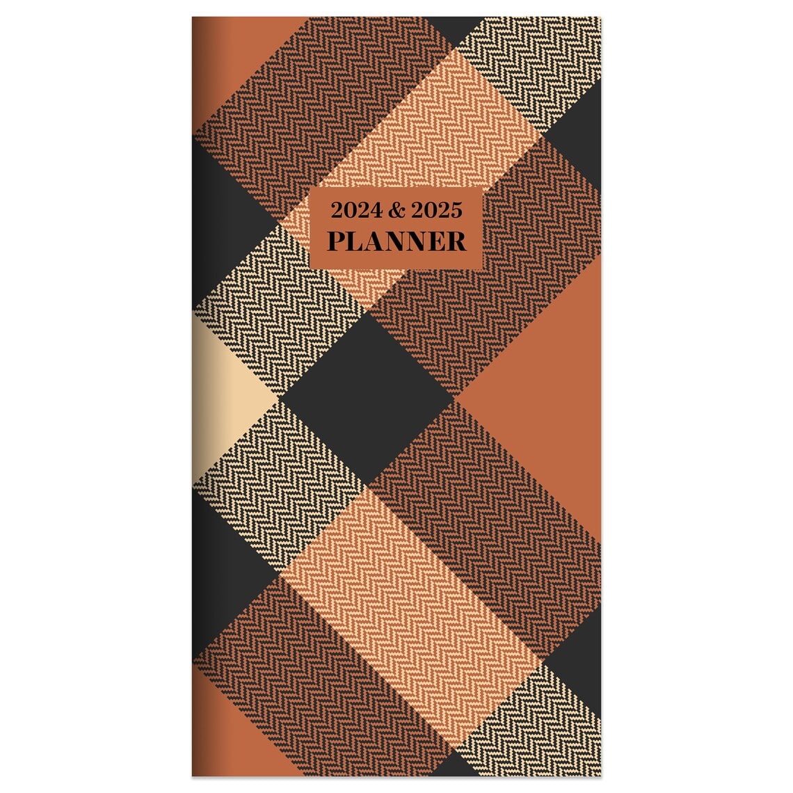20242025 Scholarly Plaid Small Monthly Pocket Planner