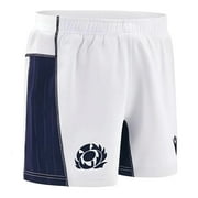 2024-2025 Scotland Rugby Authentic Home Shorts White
