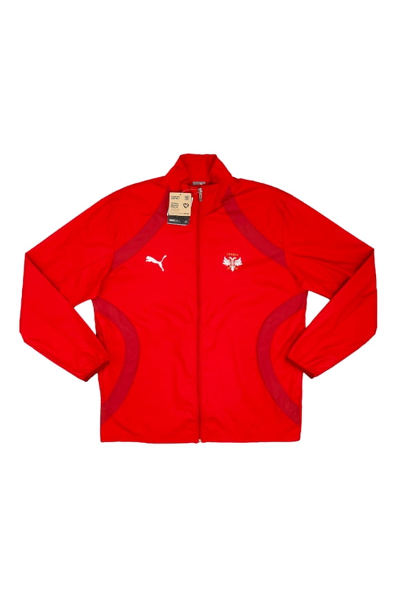2024-2025 Serbia Pre-Match Woven Jacket (Dark Cherry)