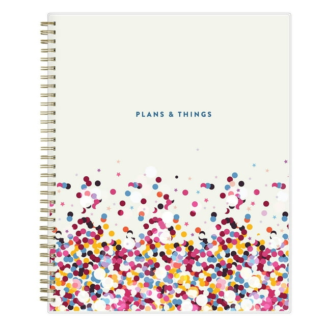 20242025 Student Planner, 8.5x11, Blue Sky, Star Confetti Bright