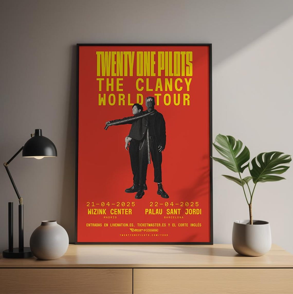 2024-2025 Twenty One Pilots The Clancy World Tour Poster - Printed | No ...