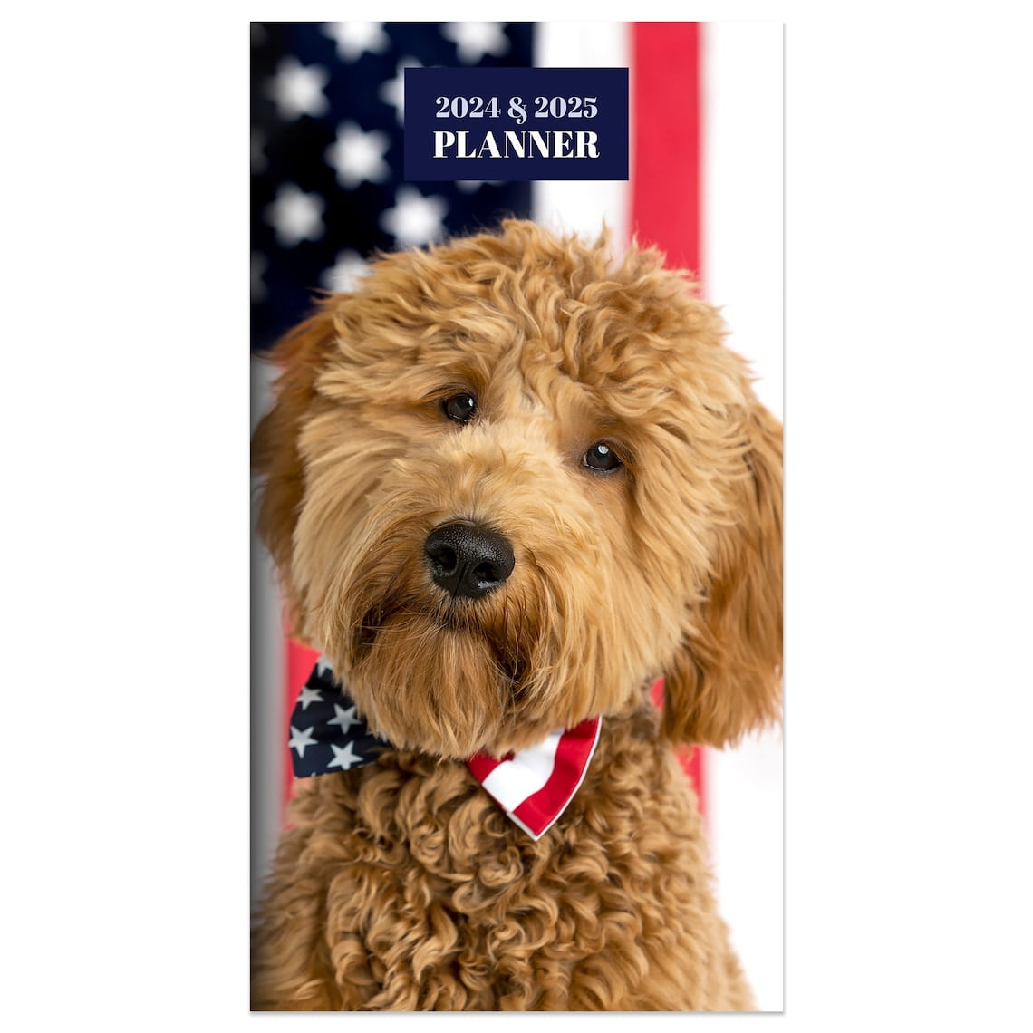 20242025 USA Doodle Dog Small Monthly Pocket Planner
