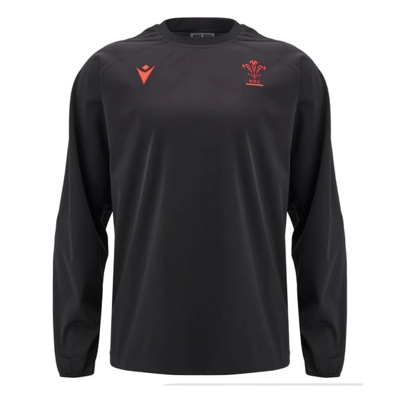 2024-2025 Wales Rugby Contact Training Top (Black)