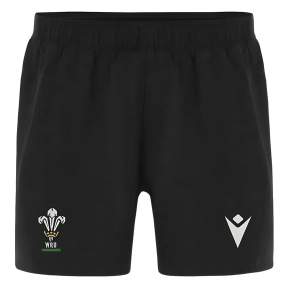 2024-2025 Wales Rugby Training Shorts (Black)