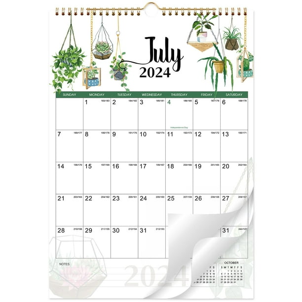 20242025 Wall Calendar Wall Calendar 20242025, 12" x 17", Jul 2024