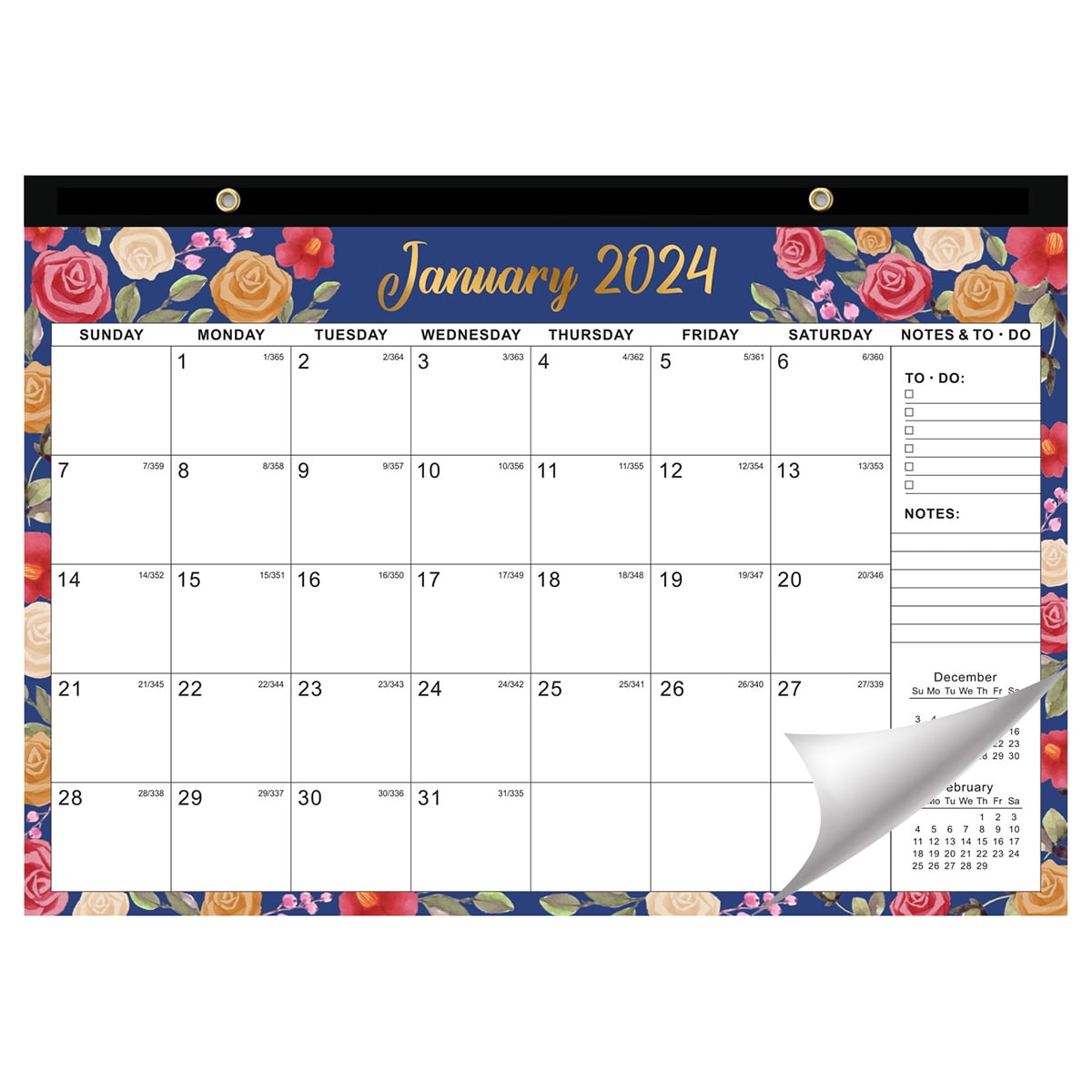 2024-2025 Wall Calendar - Wall calendar from January 2024 to