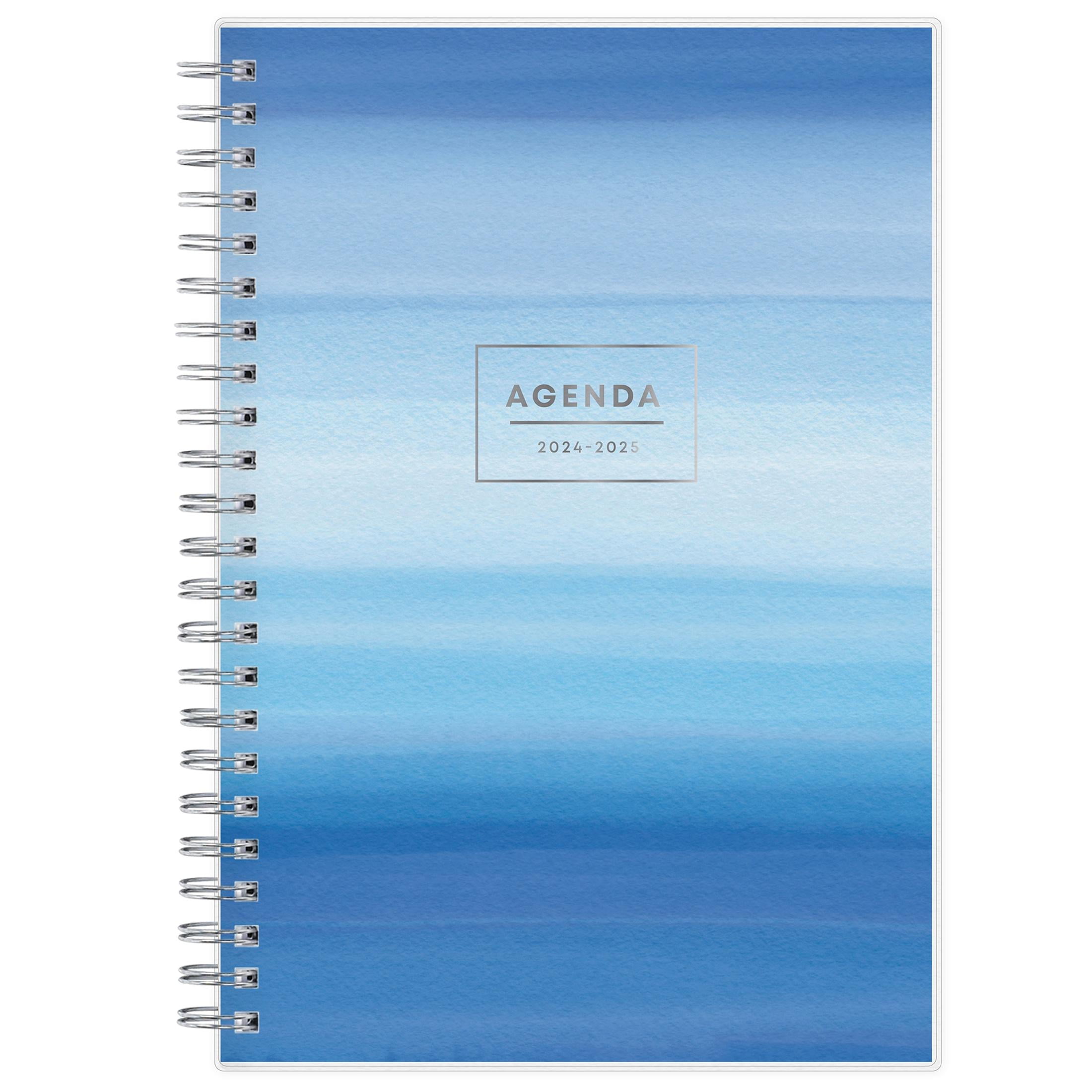 20242025 Weekly Monthly Planner, 5x8, Blue Sky, Chanson
