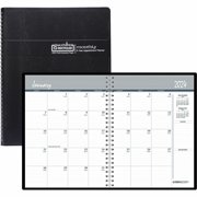 2024-2028 House of Doolittle 8.5" x 11" Monthly Appointment Book Black (2625-02-24) 262502-24