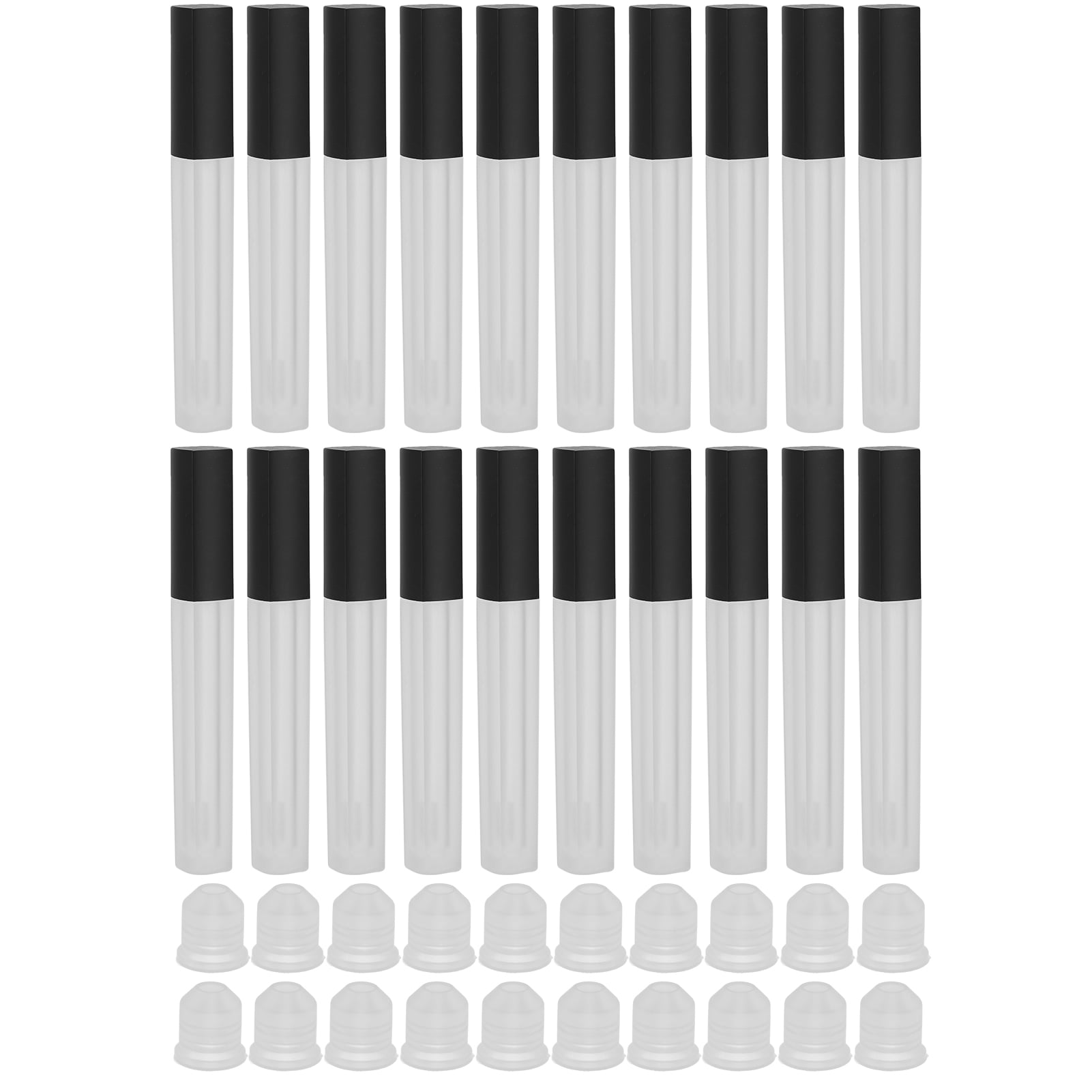 2024 20Pcs Lip Gloss Tubes Balm Bottle Lip Gloss Clear Plastic Empty