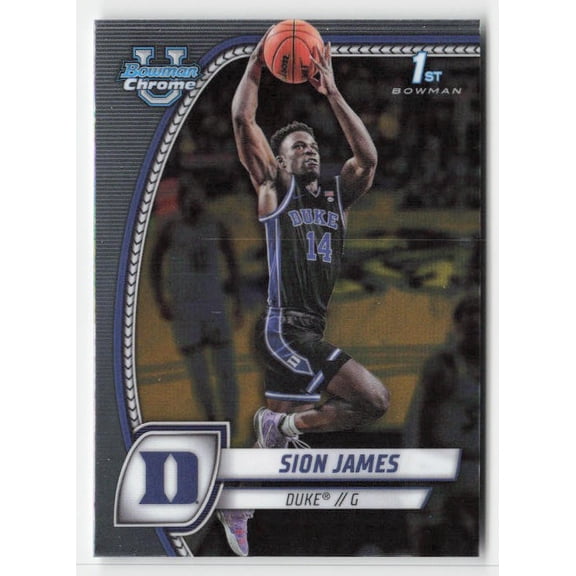 2024-25 Bowman University Chrome Sion James #63