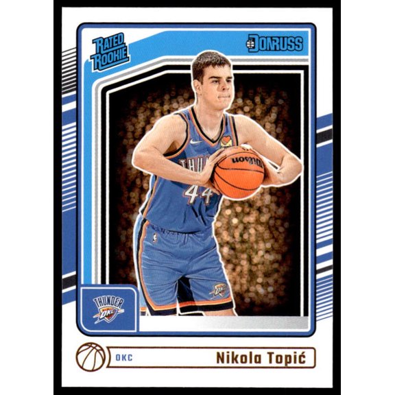 2024-25 DONRUSS #208 NIKOLA TOPIC RC OKLAHOMA CITY THUNDER