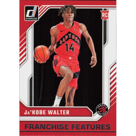 2024-25 DONRUSS FRANCHISE FEATURES #23 JA'KOBE WALTER TORONTO RAPTORS