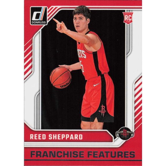 2024-25 DONRUSS FRANCHISE FEATURES #24 REED SHEPPARD HOUSTON ROCKETS