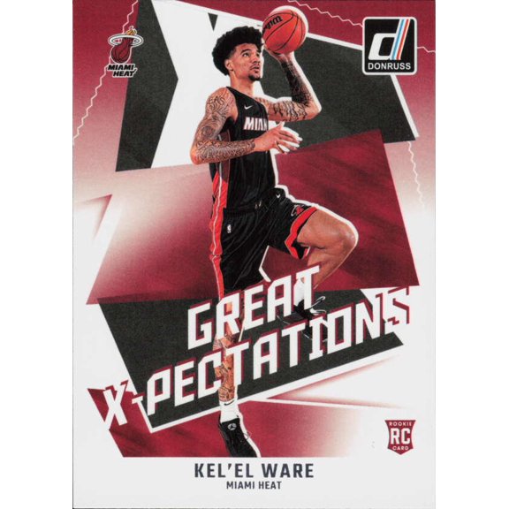 2024-25 DONRUSS GREAT X-PECTATIONS #11 KEL'EL WARE MIAMI HEAT