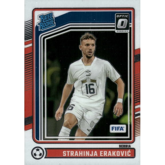2024-25 DONRUSS OPTIC #192 STRAHINJA ERAKOVIC RATED ROOKIE SERBIA