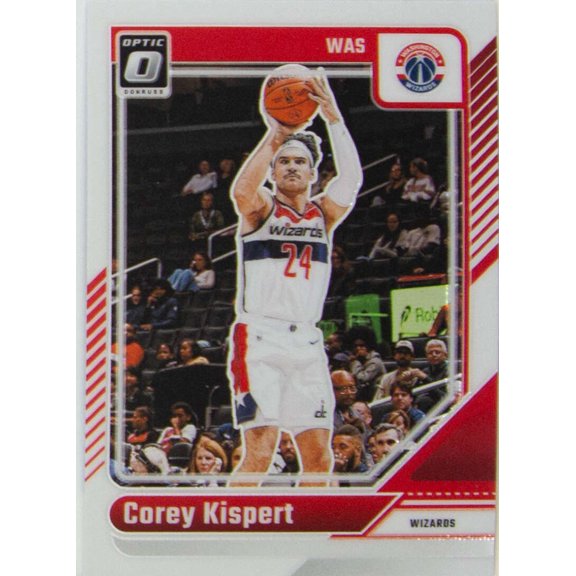 2024-25 DONRUSS OPTIC BASE #183 COREY KISPERT WASHINGTON WIZARDS