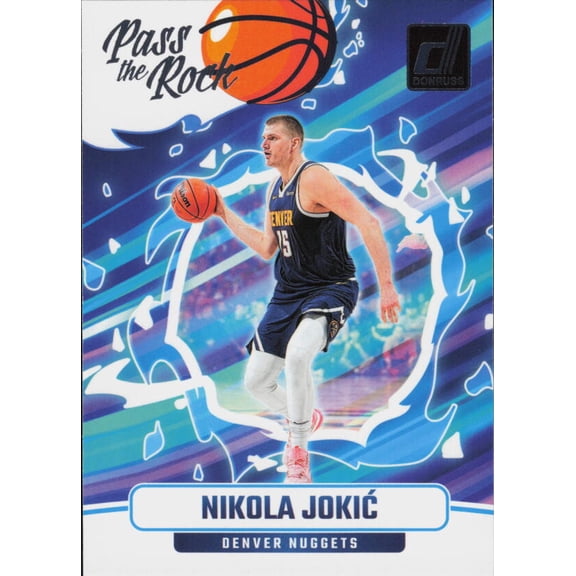 2024-25 DONRUSS PASS THE ROCK #8 NIKOLA JOKIC DENVER NUGGETS