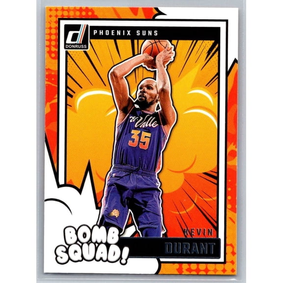 2024-25 Donruss Kevin Durant #18 Bomb Squad Phoenix Suns Basketball Card Phoenix Suns NBA BASKETBALL Trading Card