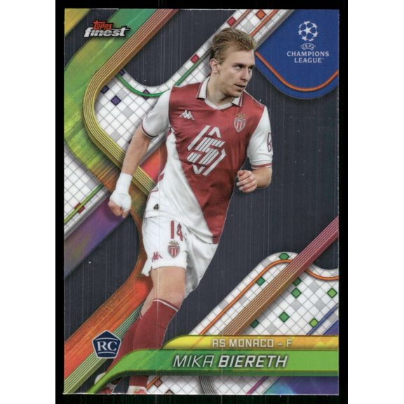 2024-25 FINEST UEFA CLUB COMPETIONS #113 MIKA BIERETH RC AS MONACO