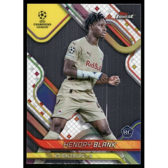2024-25 FINEST UEFA CLUB COMPETIONS #128 HENDRY BLANK RC FC RED BULL SALZBURG