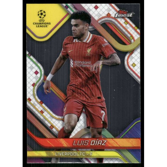 2024-25 FINEST UEFA CLUB COMPETIONS #14 LUIS DIAZ LIVERPOOL