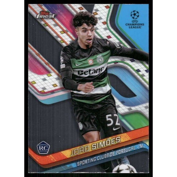 2024-25 FINEST UEFA CLUB COMPETIONS #83 JOAO SIMOES RC SPORTING CLUBE DE PORTUGAL