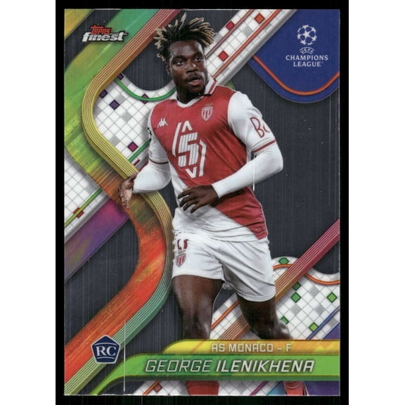 2024-25 FINEST UEFA CLUB COMPETIONS #86 GEORGE ILENIKHENA RC AS MONACO