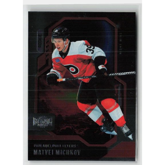 2024-25 Metal Universe Hockey SkyBox Matvei Michkov #139 Rookie Philadelphia Flyers Hockey Card