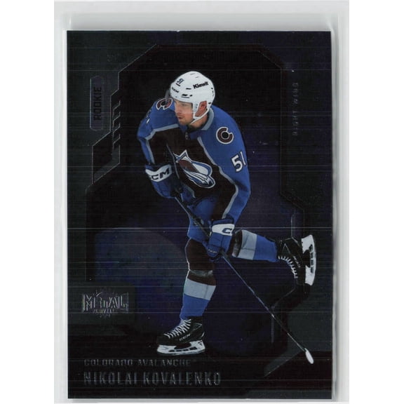 2024-25 SkyBox Metal Universe Hockey Nikolai Kovalenko Colorado Avalanche RC #130 Hockey Card