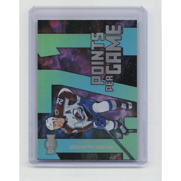2024-25 Metal Universe Hockey Points Per Game Nathan MacKinnon #PPG-2