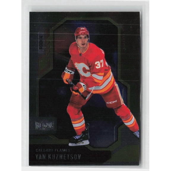 2024-25 SkyBox Metal Universe Hockey Yan Kuznetsov RC #147 Calgary Flames Hockey Card