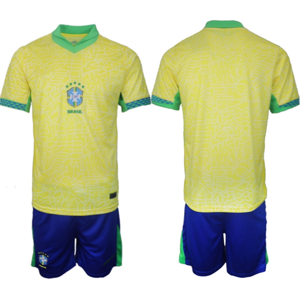 202425 National Team Soccer Jersey Kids Football Shirt Short Sleeves