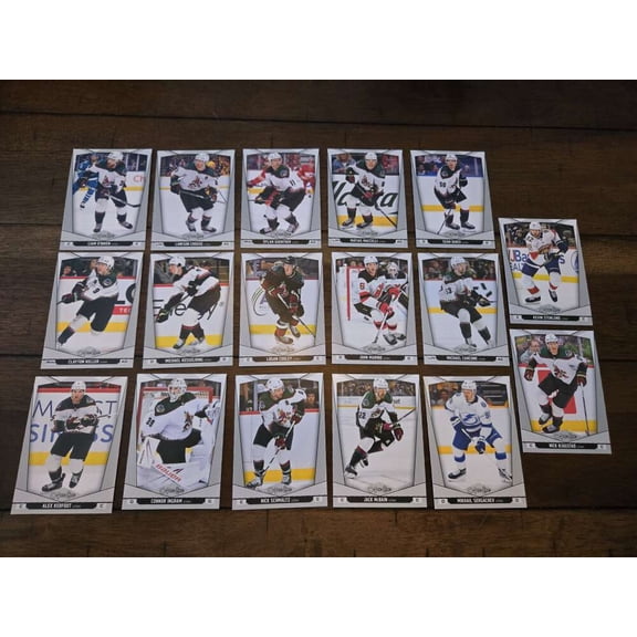 2024-25 O-Pee-Chee OPC Utah Hockey Club (formerly Arizona Coyotes) Base No SP Team Set of 17 Cards: #36 Nick Bjugst (See Scan for players include