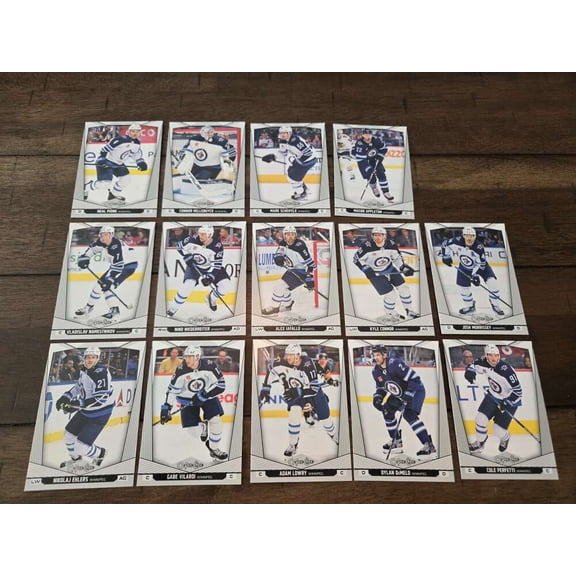 2024-25 O-Pee-Chee OPC Winnipeg Jets Base No SP Team Set of 14 Cards: #9 Mason Appleton #87 Mark Scheifele (See Scan for players include