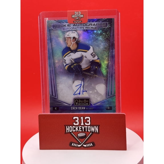 2024-25 O-Pee-Chee Platinum Zach Dean #R-ZD Cosmic Parallel/Variety Rookie Upper Deck
