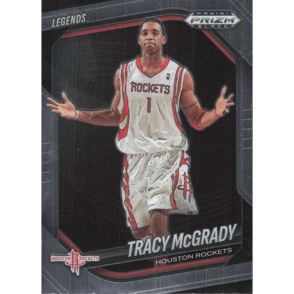 2024-25 PANINI PRIZM BLACK #251 TRACY MCGRADY LEGEND HOUSTON ROCKETS