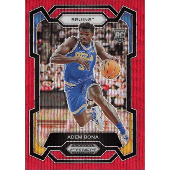 2024-25 PANINI PRIZM DRAFT PICKS PRIZMS RED ICE #60 ADEM BONA UCLA BRUINS