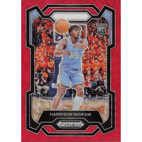 2024-25 PANINI PRIZM DRAFT PICKS PRIZMS RED ICE #84 HARRISON INGRAM NORTH CAROLINA TAR HEELS